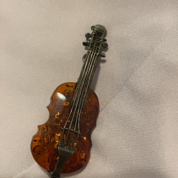 Violin brooch - Picture 3 of 3